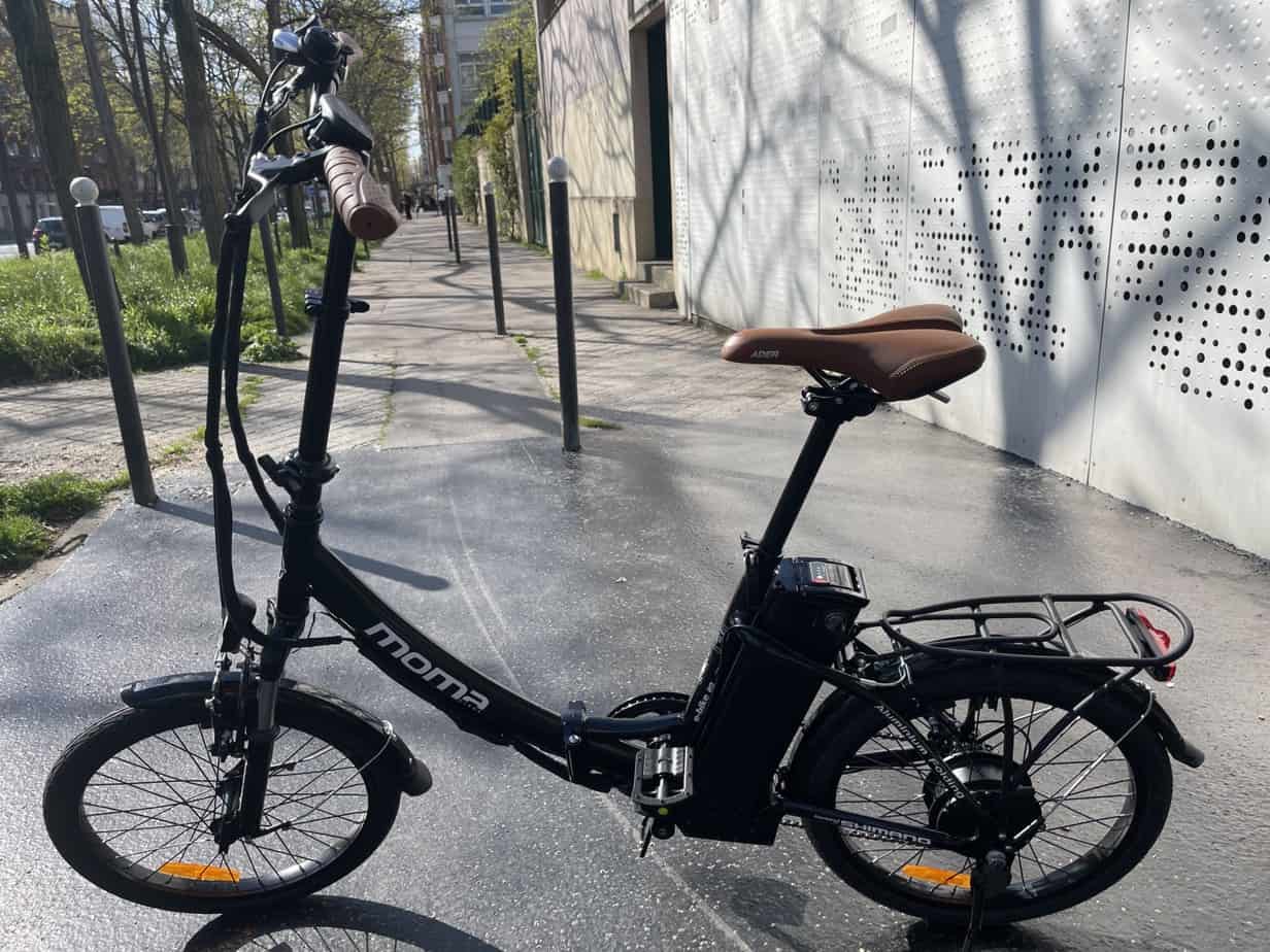 Bicicleta eléctrica plegable Moma Bikes E-20.2 2022 