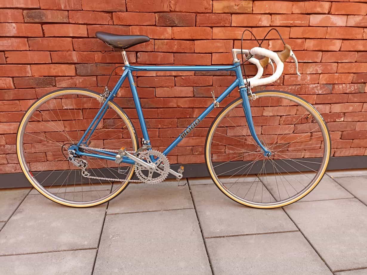 Vélo De Course Vintage Mercier – Homme – Cadre Acier Rose 57cm – 10 Vitesses