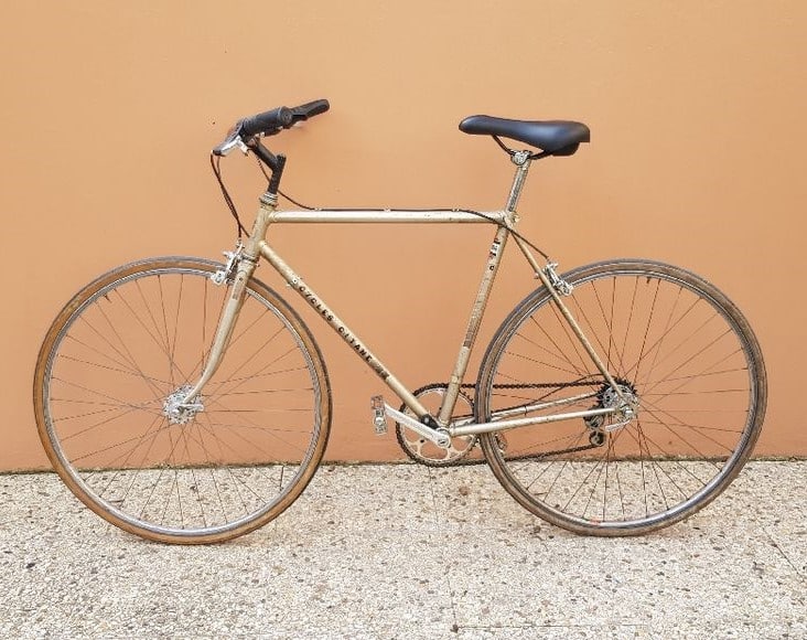 Insigne émaillé Tête De Vélo GITANE Original - Vintage France - Emblème Rare