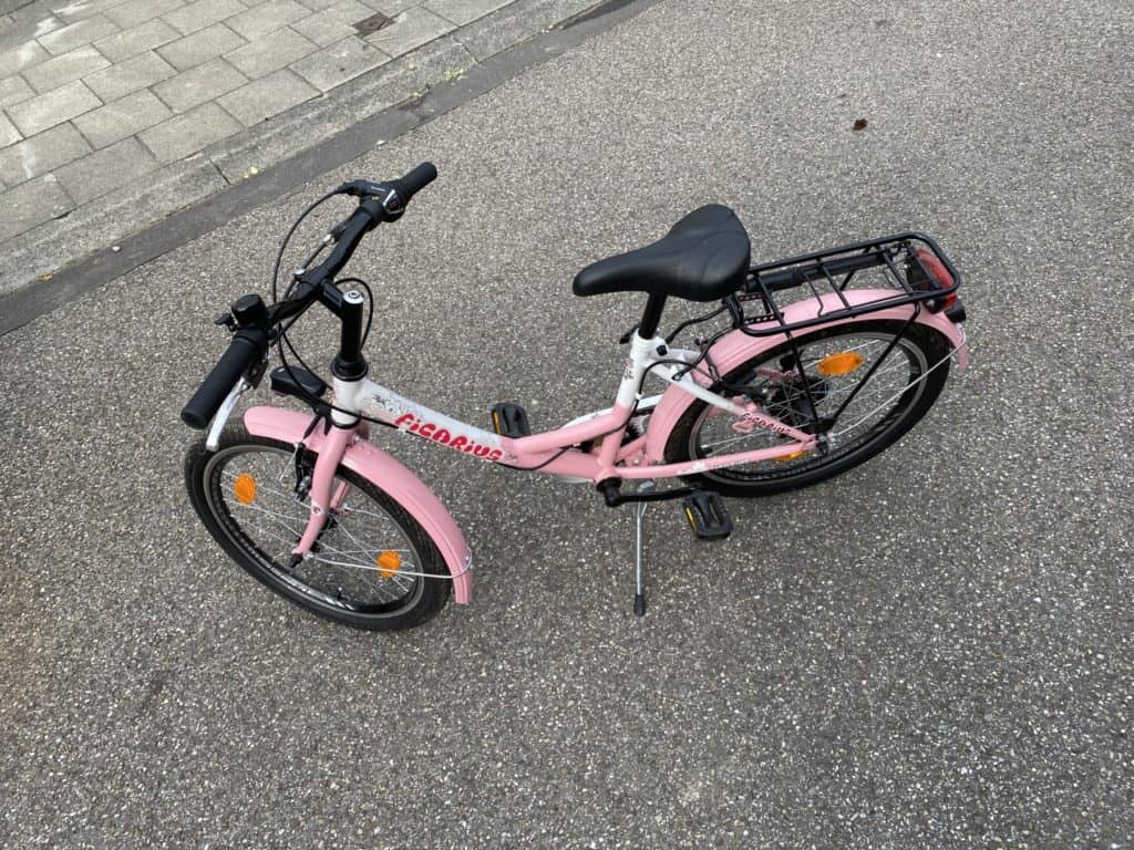 Vélo enfant Ficarius rose fille