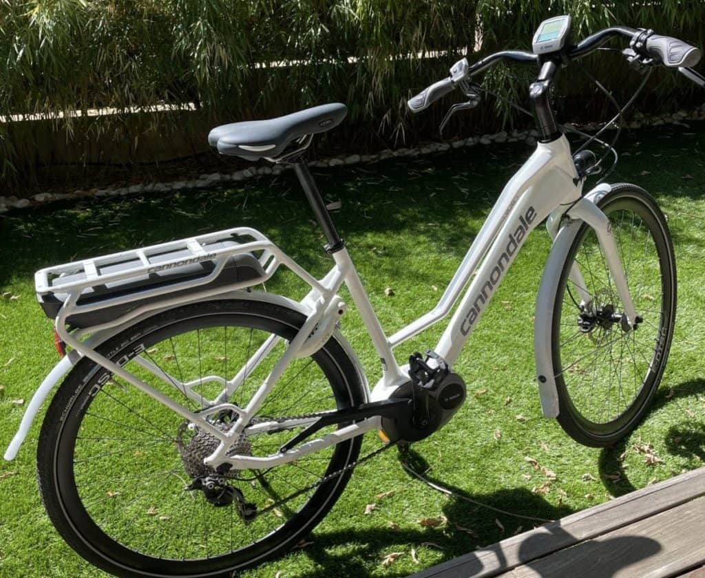 Vélo électrique de ville VAE Cannondale Mavaro rigide femme occasion de 2014