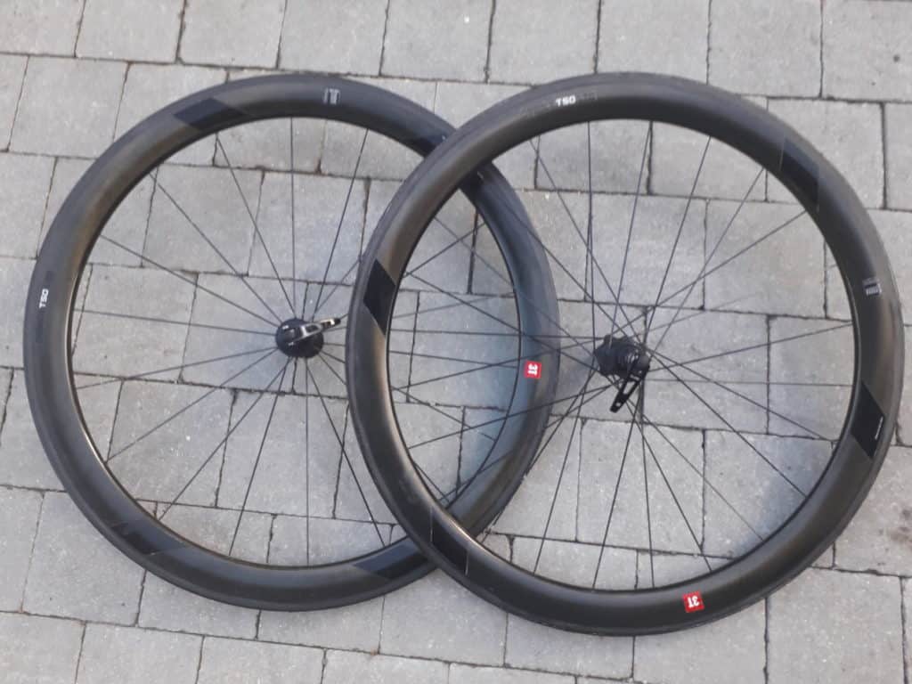 Used 3T Orbis II ltd stealth 50T wheels