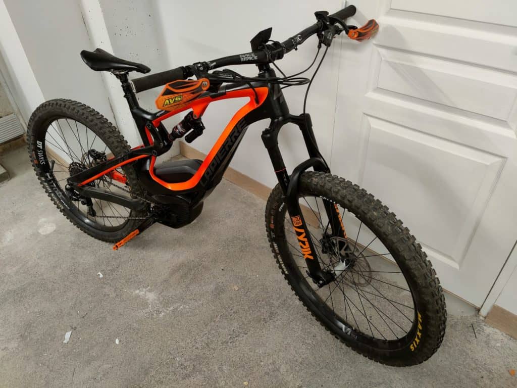 VTT AM all mountain électrique occasion Lapierre Overvolt carbone GLP 1000 wh de 2018