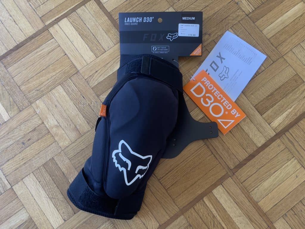 Used Fox Launch D30 knee pads reconditioned - VENDRE-SON-VELO.COM