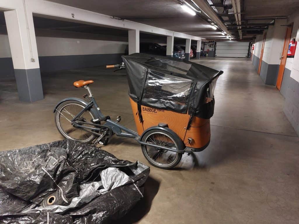 For sale used cargo bike Babboe Curve Mountain from 2020