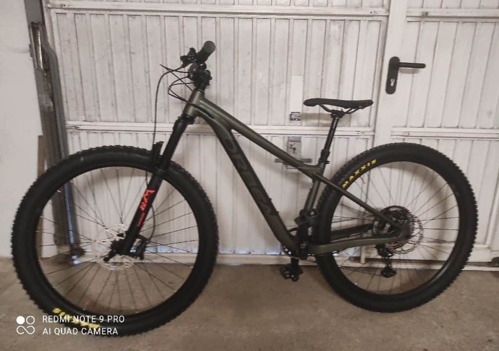 For sale cross country mountain bike used Orbea Laufey h10 size S from 2021.