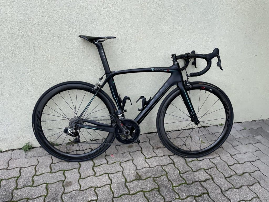 A vendre cadre vélo route occasion Bianchi Oltre de 2016.