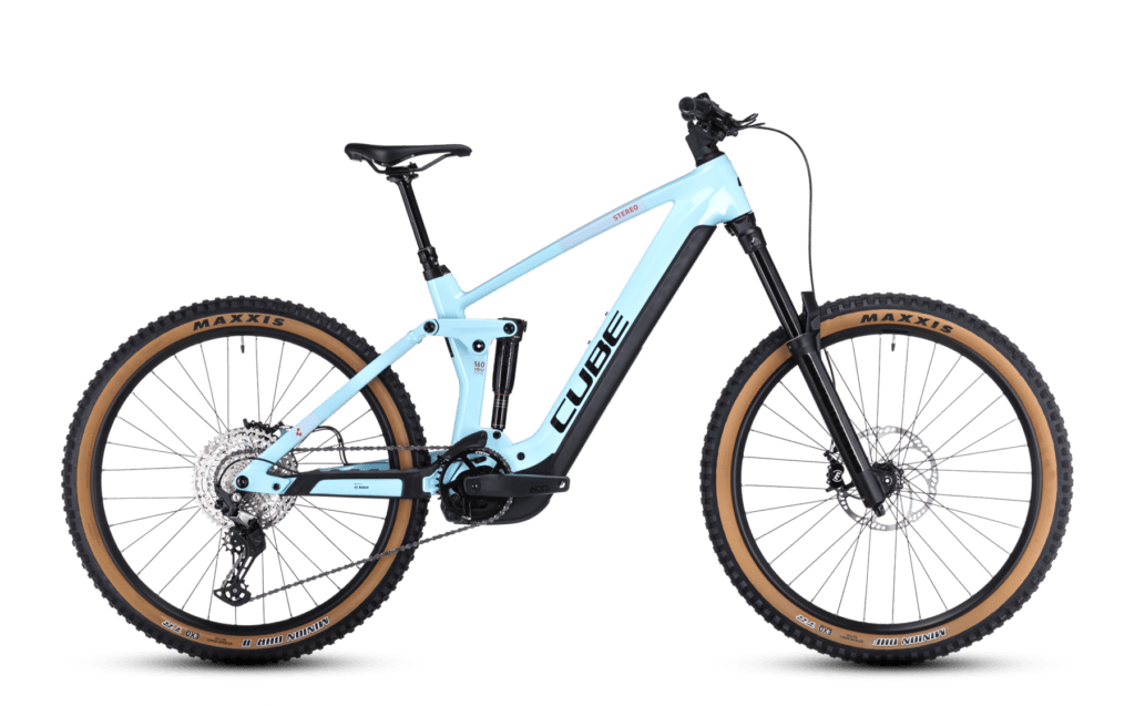 A vendre VTT électrique all mountain neuf CUBE Stereo Hybrid 160 HPC RACE 750 de 2023.