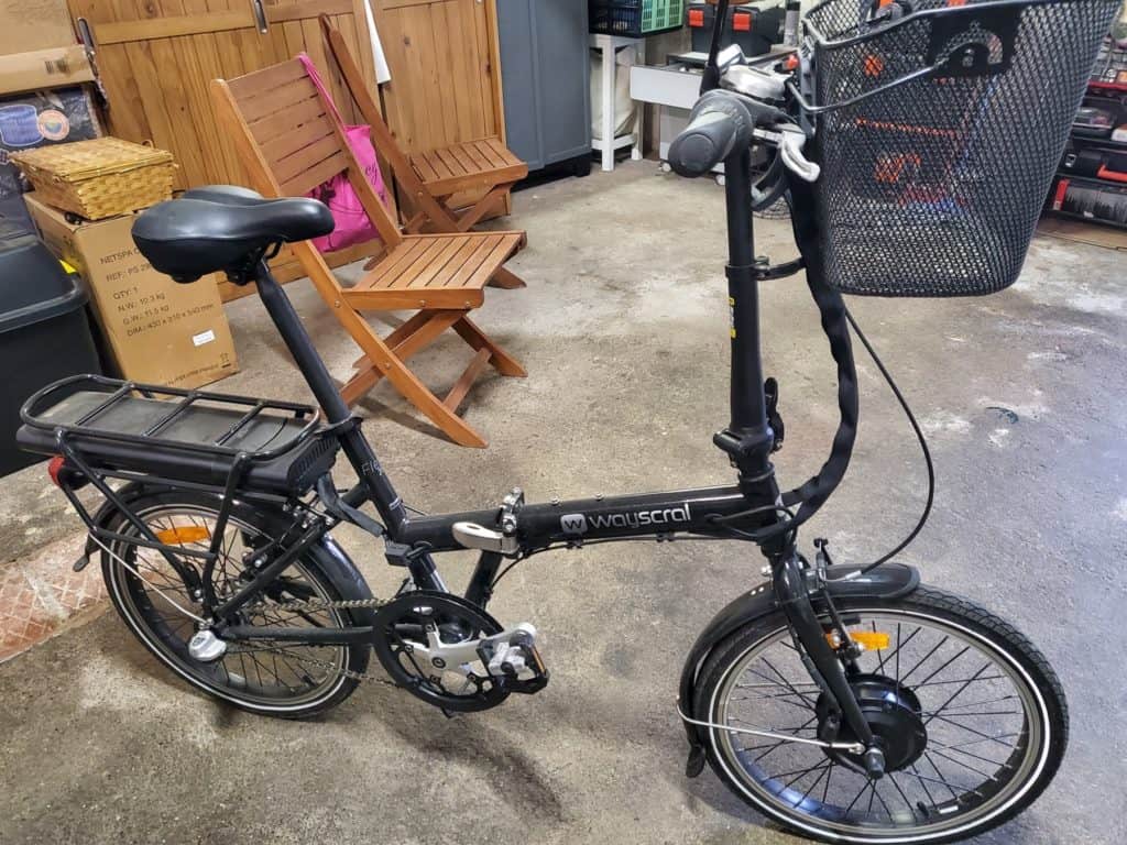 A vendre vélo électrique pliable occasion Wayscral Flexy 215 de 2018.