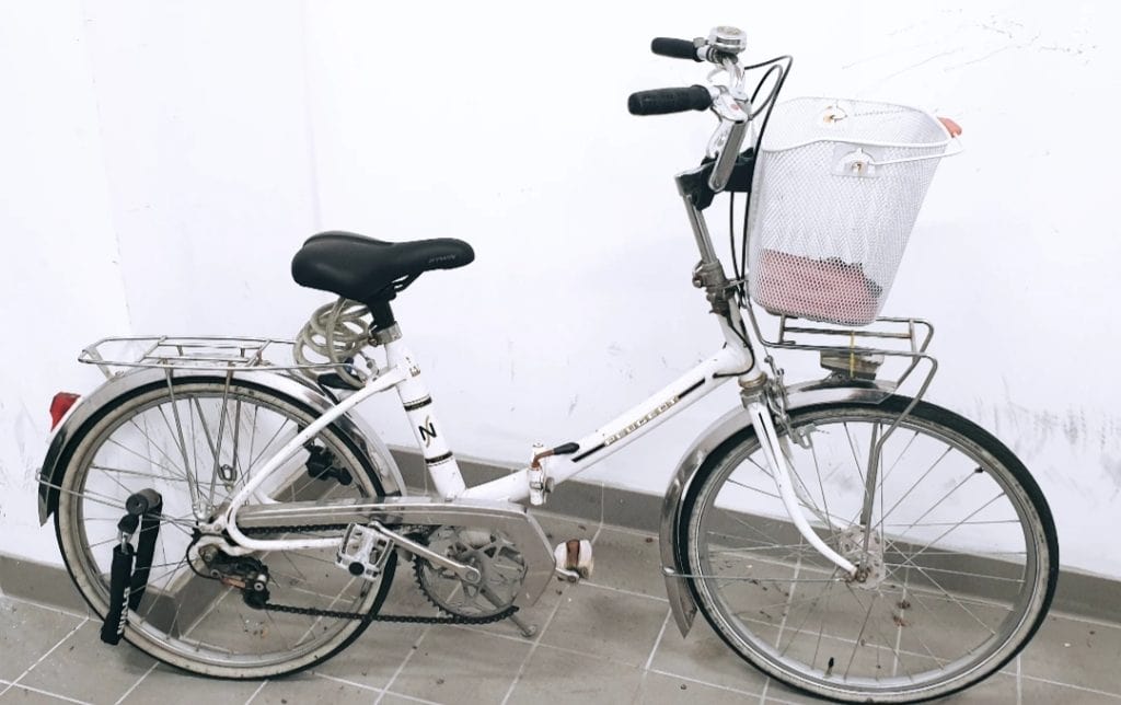 A vendre vélo vintage pliable occasion Peugeot NS Pliable 1973.