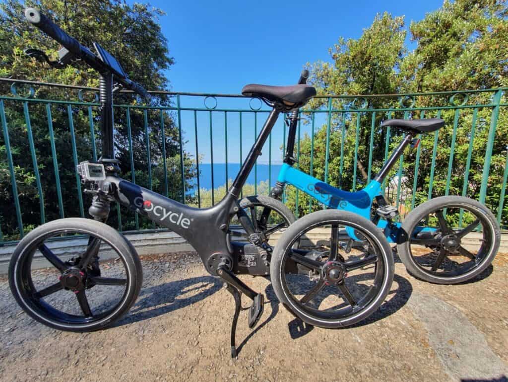 A vendre vélo électrique pliable occasion GOCYLCE G3 PLIABLE NOIR de 2017.