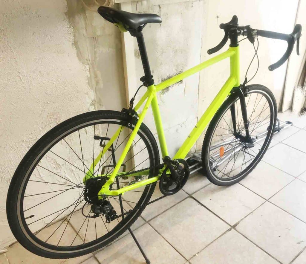 A vendre vélo gravel occasion Triban 100 RC de 2018.