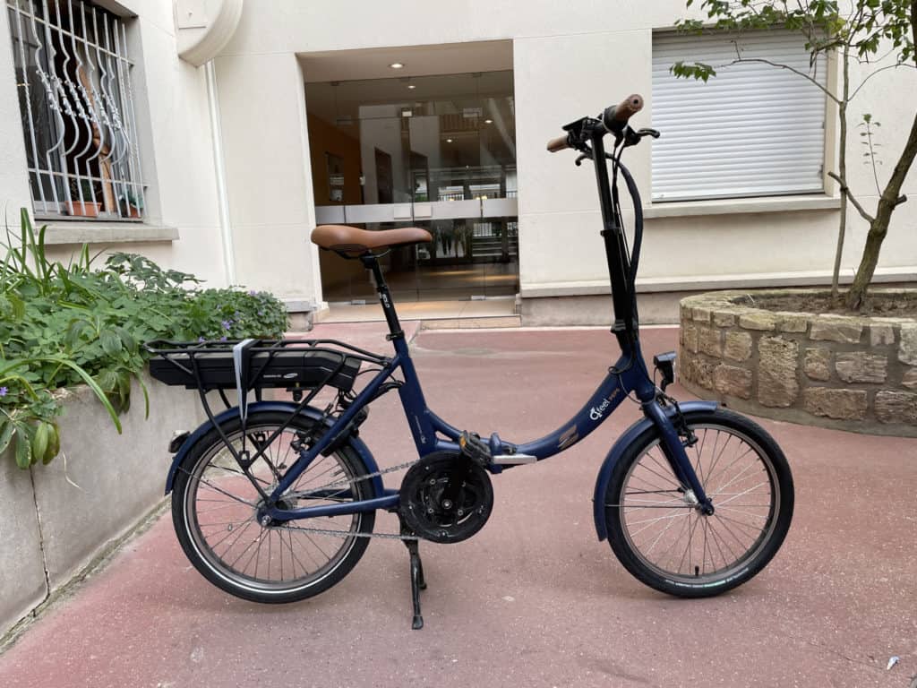 A vendre Vélo pliant électrique occasion O2Feel Peps N7C 2018.