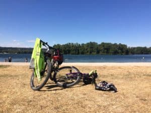 Vol d'un VTT électrique VTTAE Rockrider E-ST 520 le 15 mars 40 Quai Perrière, 38000 Grenoble, France.