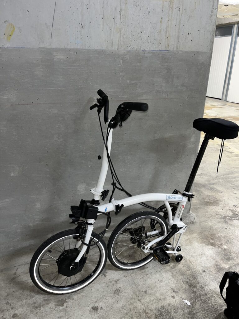 Molla Ammortizzatore Pieghevole Per Bici Brompton, Design Robusto In Acciaio A Doppio Strato, Assorbimento Urti Efficace (Grigio)